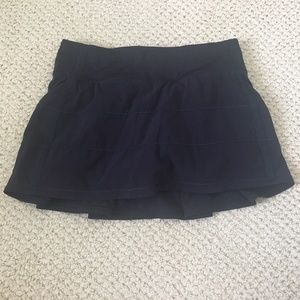 Lululemon Navy Pace Rival Skirt